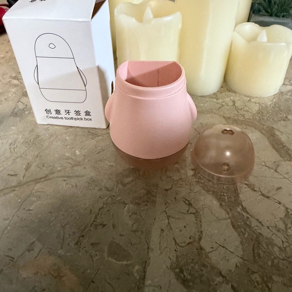 Pink Toothpick Holder - Picture 4 of 6